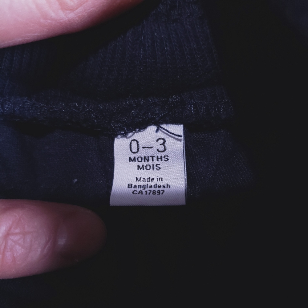 0-3M Jeans with elastic waistband - Picture 2 of 2